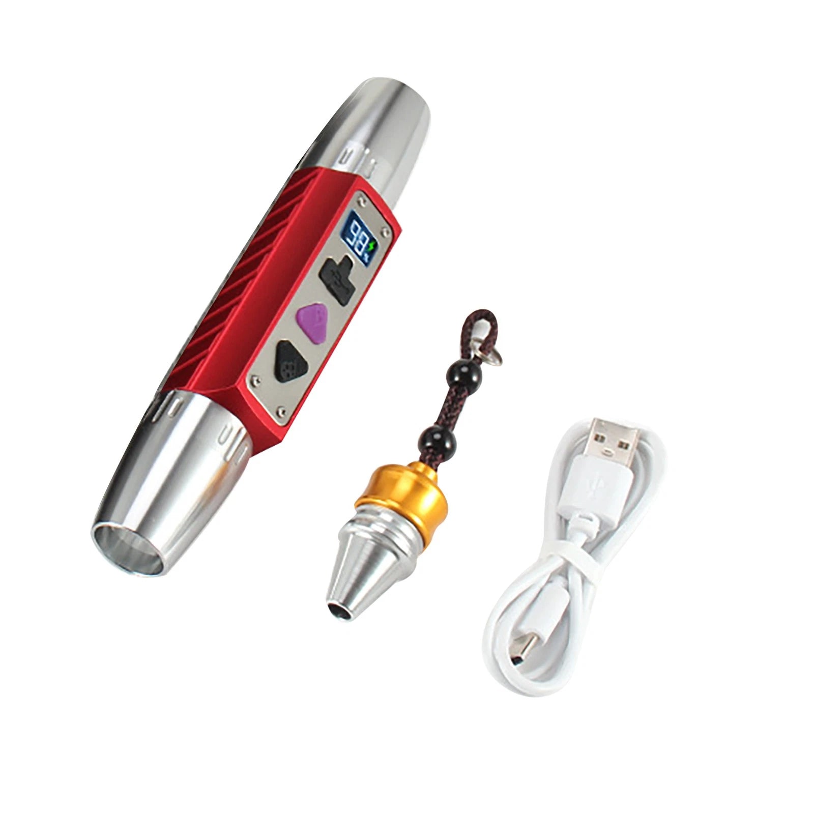 New Portable Mini Aluminum Alloy Expert Ultraviolet Jade Flashlight