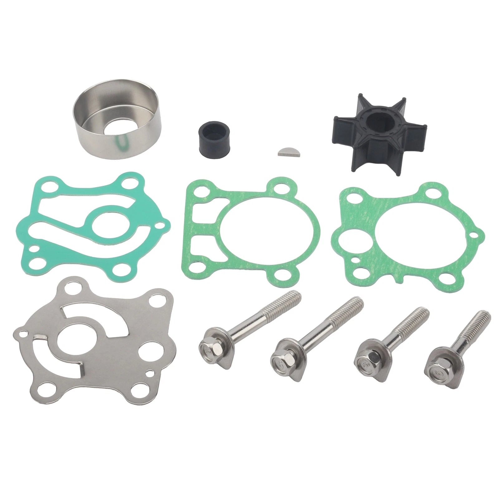 Water Pump Repair Impeller Kit For Yamaha 2 Str 40hp 50hp Outboard