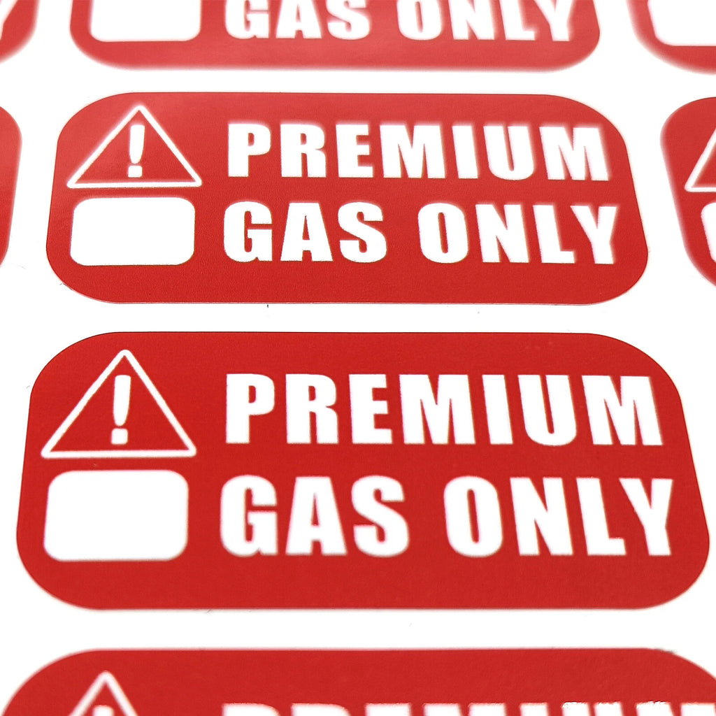 Premium Gas Only Sticker – Vinyl Decal