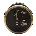 Trim Gauge Faria Boat Euro SS Black 2 Inch Mercury by Faria