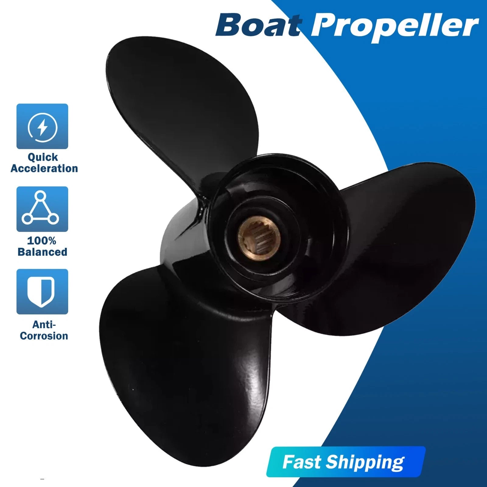 13 5/8x14 Outboard Propeller For Suzuki Engines
