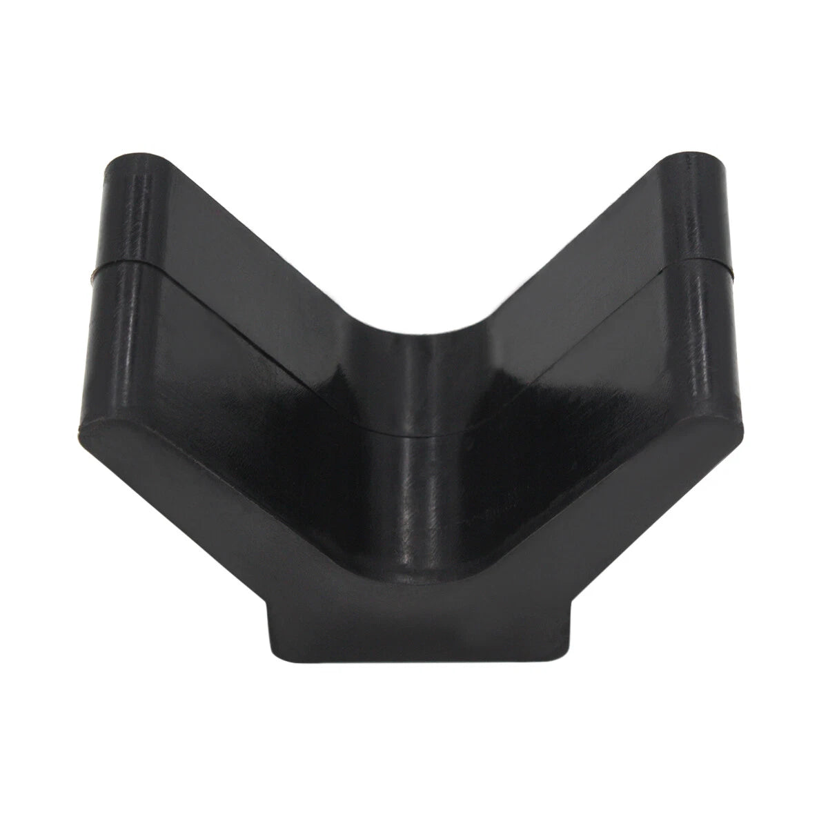 2 Inch Mounting Width Boat Trailer Black Molded Rubber V Bow Stop
