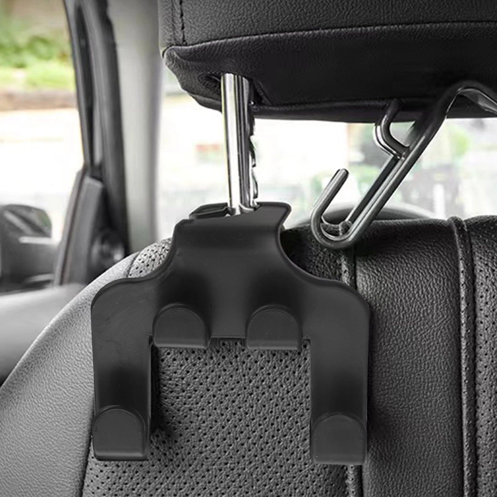 Sturdy And Reliable Car Hook With Phone Holder Keep Your Belongings