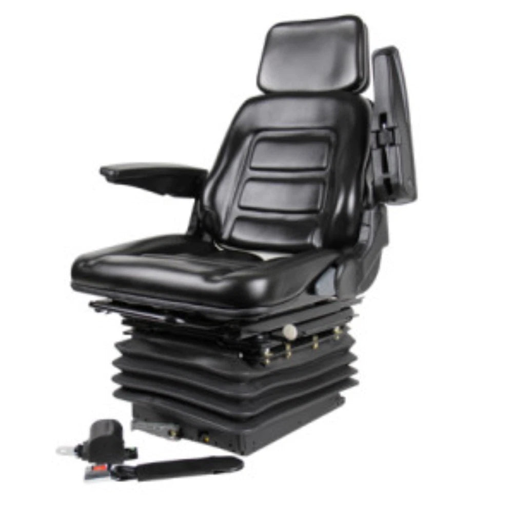 Universal Mechanical Vinyl Seat For Loaders Backhoes And Construction