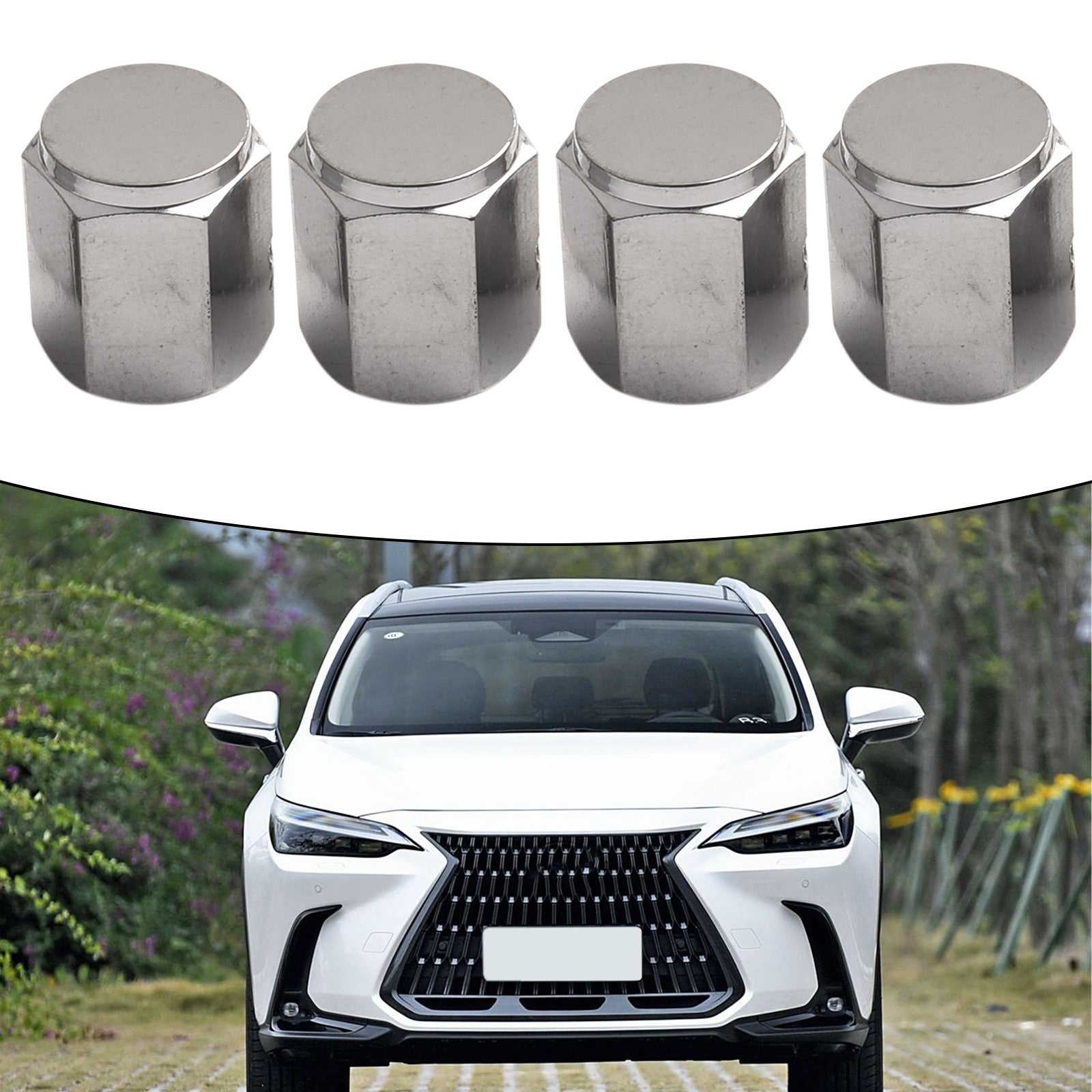 Tire Pressure Valve Cap Set Vehicle Maintenance