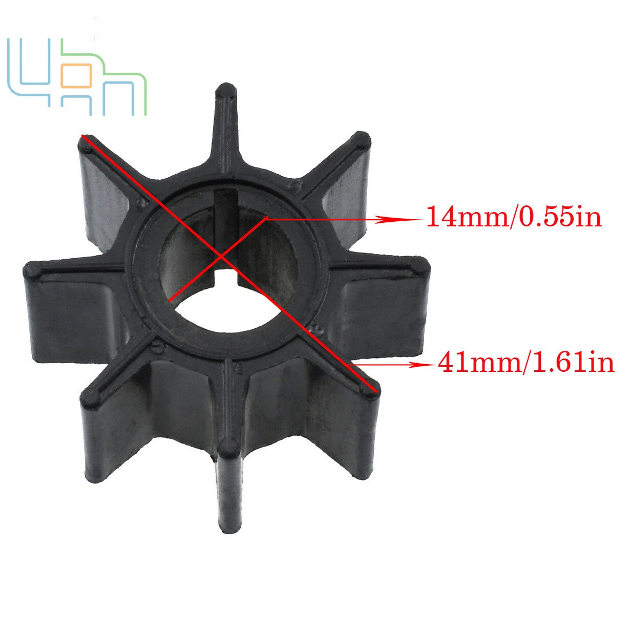 Water Pump Impeller For Nissan Tohatsu 9.9 15 18 Hp 4-stroke 18-8921