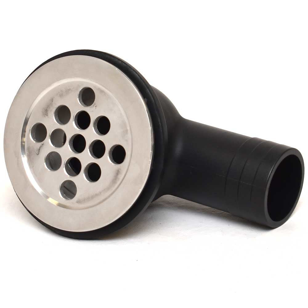 Tracker Deck Drain 90 Degrees Stainless Steel by Tracker