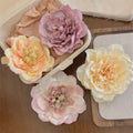 Portable Peony Hair Clip for Event Styling