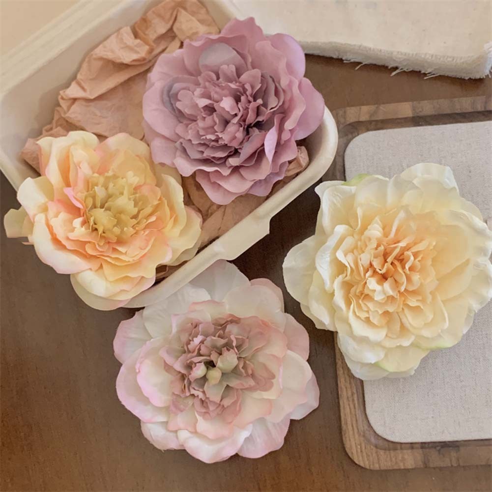 Portable Peony Hair Clip for Event Styling