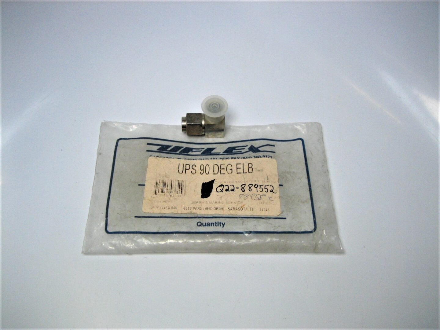 Uflex Q22-889552 Oem 90° Stainless Steel Elbow Fitting For Mercury Up