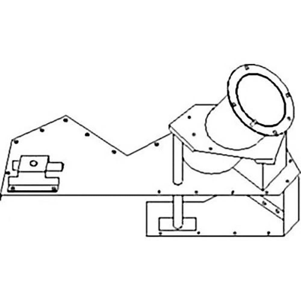 Ah235411 Upper Clean Grain Auger Housing Fits John Deere 9510sh 9510