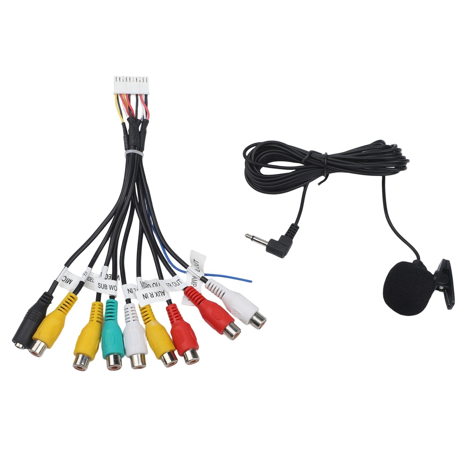 For Junsun For Car Radio Aux Adapter Cable With For Rca Output And