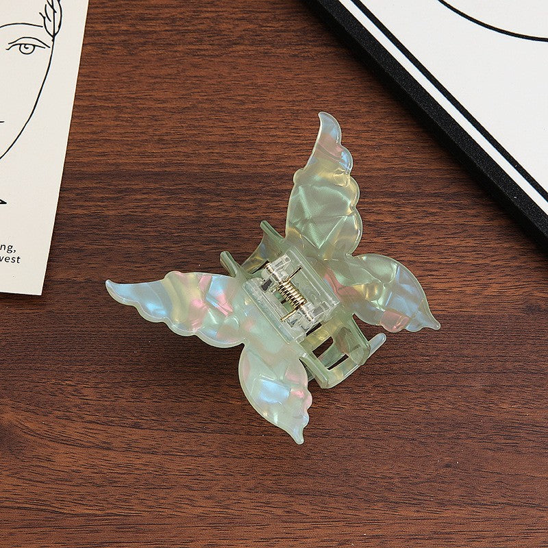 Butterfly Hair Clip with Glitter Acetate