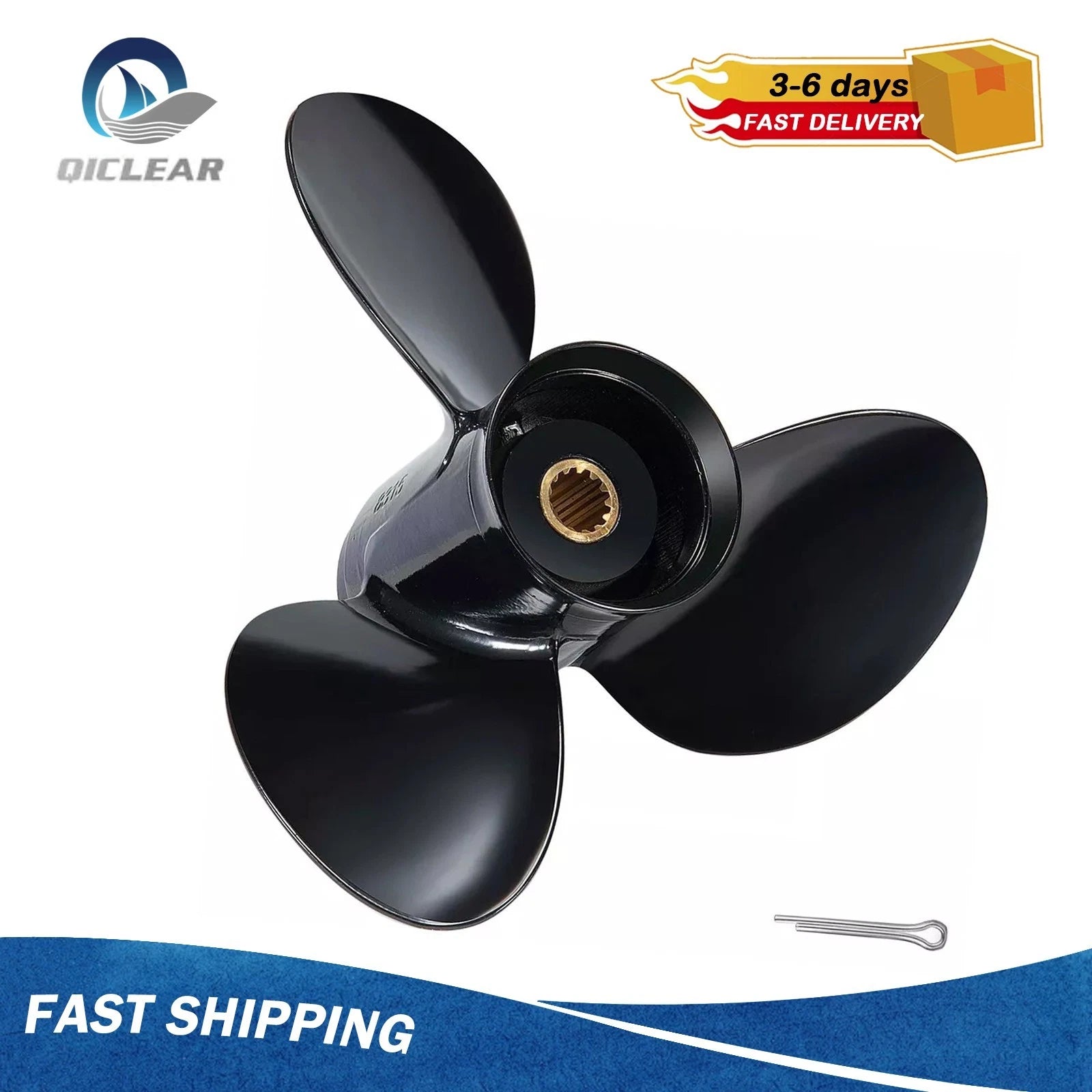 12 1/2x13 Boat Propeller For Brp Johnson Evinrude Omc 40-75hp