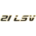 Malibu Boat Raised Decal 21 LSV Black/Gold by Malibu