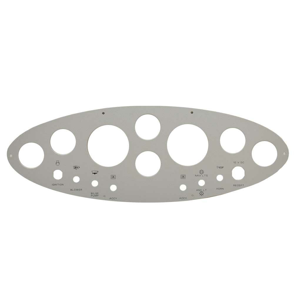 Bayliner Boat Blank Gauge Switch Panel Aluminum by Bayliner