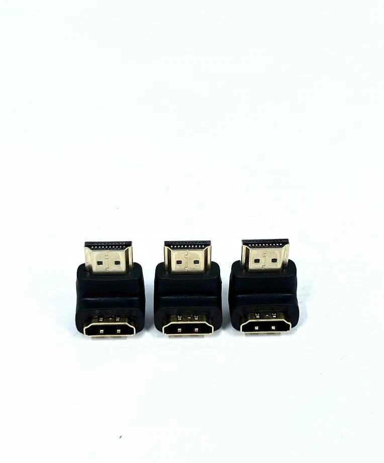 C2g 757120409991, Right Angle Hdmi Adapter, 3 Pack