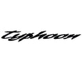 Decal Ski Centurion Boat Typhoon Black by Ski Centurion
