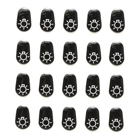 Boat Rotary Switch Decal Sticker Dock Lights