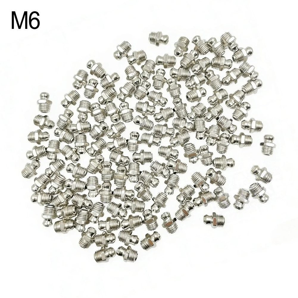 M6 Straight Stainless Steel Grease Nipples Metric | Hook & Hull Co
