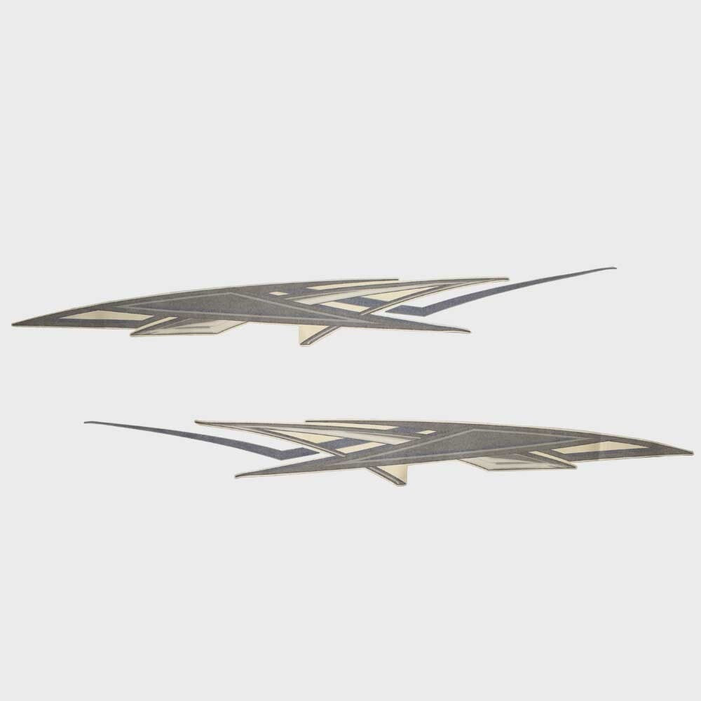 Crestliner Hull Decal Super Hawk Set of 4 by Crestliner