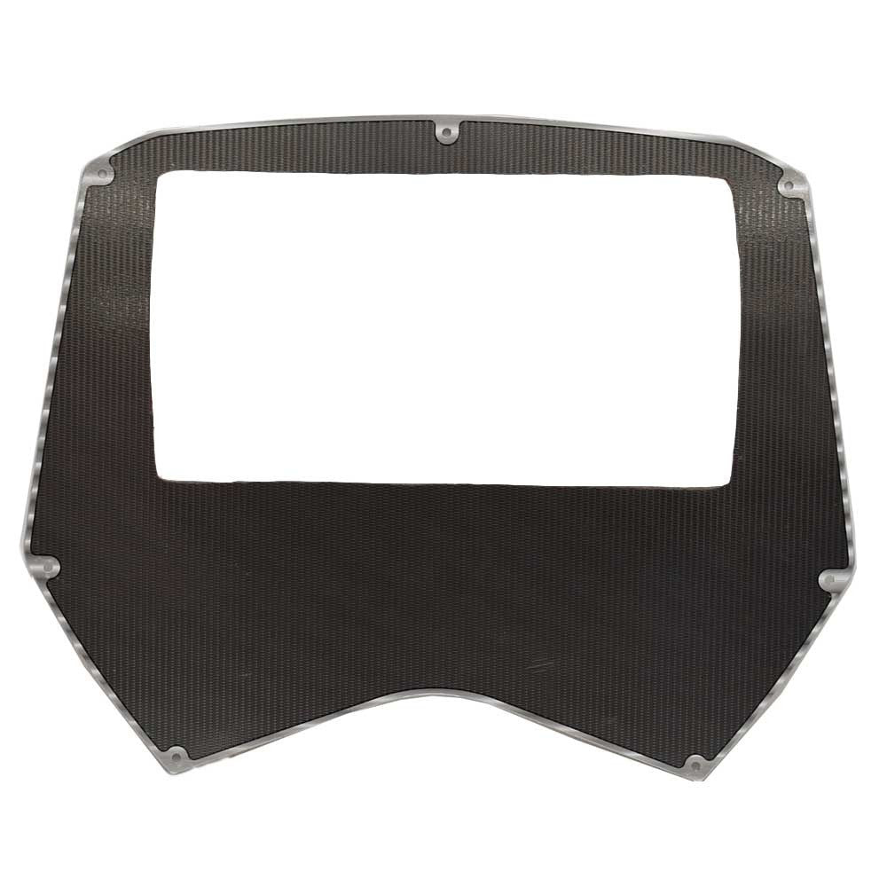 Blank Dash Panel Boat Gray Black Aluminum 16 1/8 x 13 In