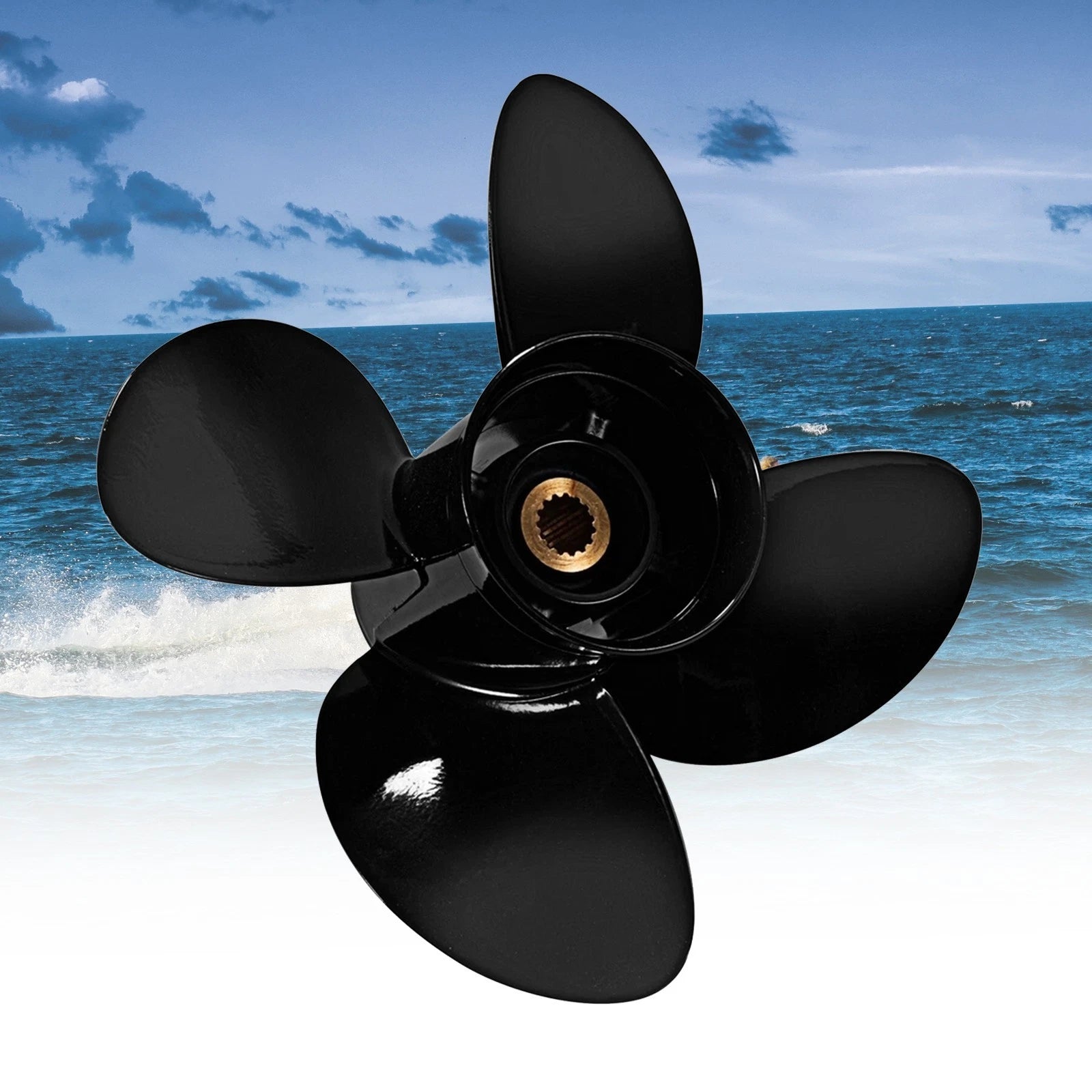 14 1/2 X 17p Boat Propeller Fit Yamaha Engines 130-300hp 15 Tooth,rh