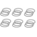 Pr128 New 6 Sets Of 3 Piston Rings Fits Case-ih Harvester Tractor