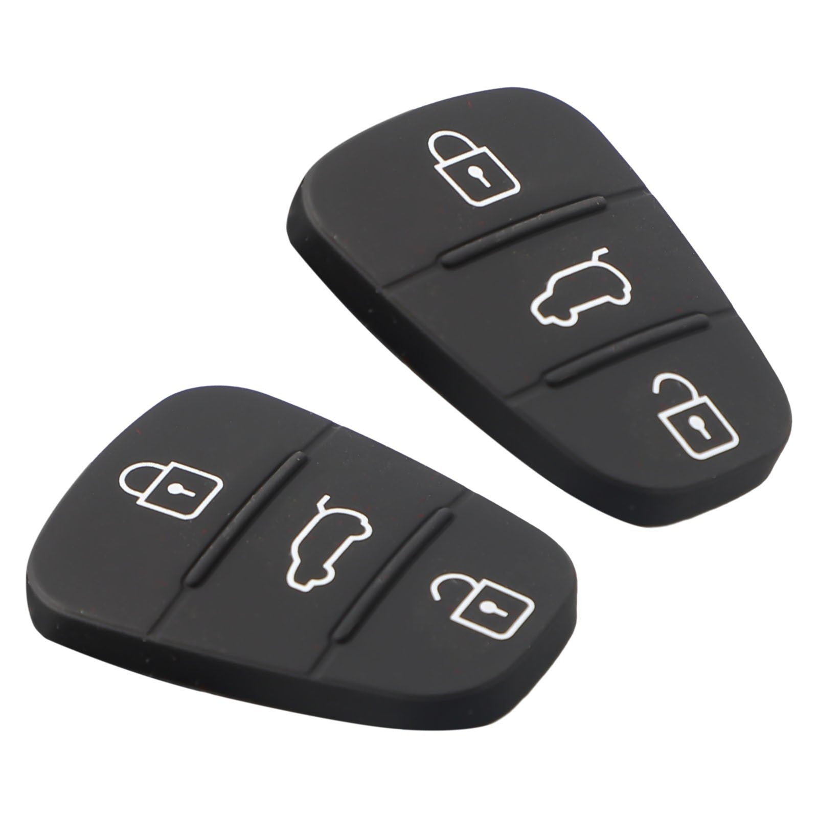 Black Rubber Replacement Covers for Hyundai