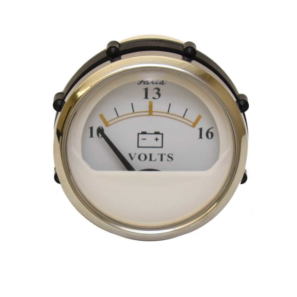 Faria Boat Volt Gauge Heritage 2 Inch by Faria