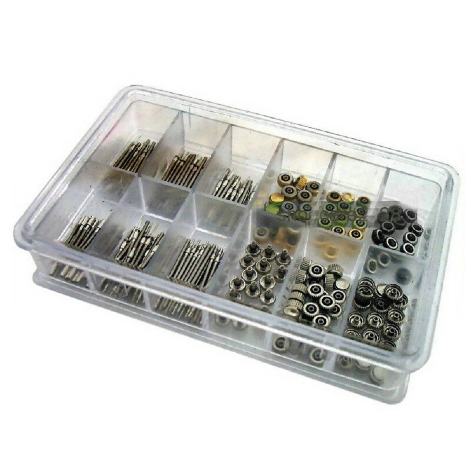 1 Set Watch Stem Watch Crown Parts Box Set Assortment Quartz Watches
