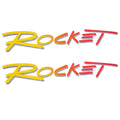 Emblem Decal Rinker Rocket Set of 2 by Rinker