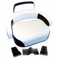 S400700bu Cushion Set, Black & White Vinyl, Unassembled W/ Brackets-()