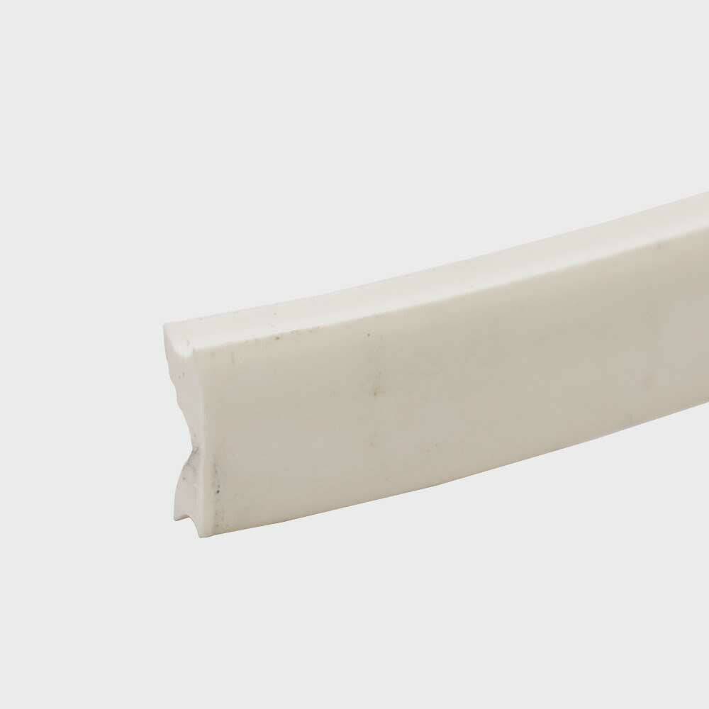 Nosing Vinyl Insert Boat 1 x 1/4 Inch White