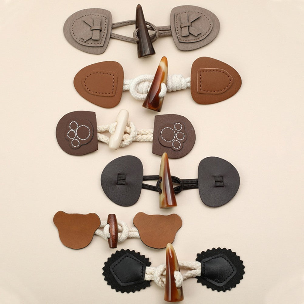 Leather Buttons for Cardigans