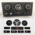 Climate Button Decal Easy Installation