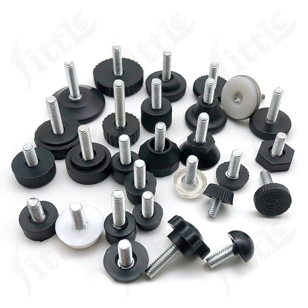 Rubber Adjustable Furniture Feet M6 Thread