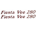 Rinker Boat Brand Decal Fiesta Vee 280 by Rinker