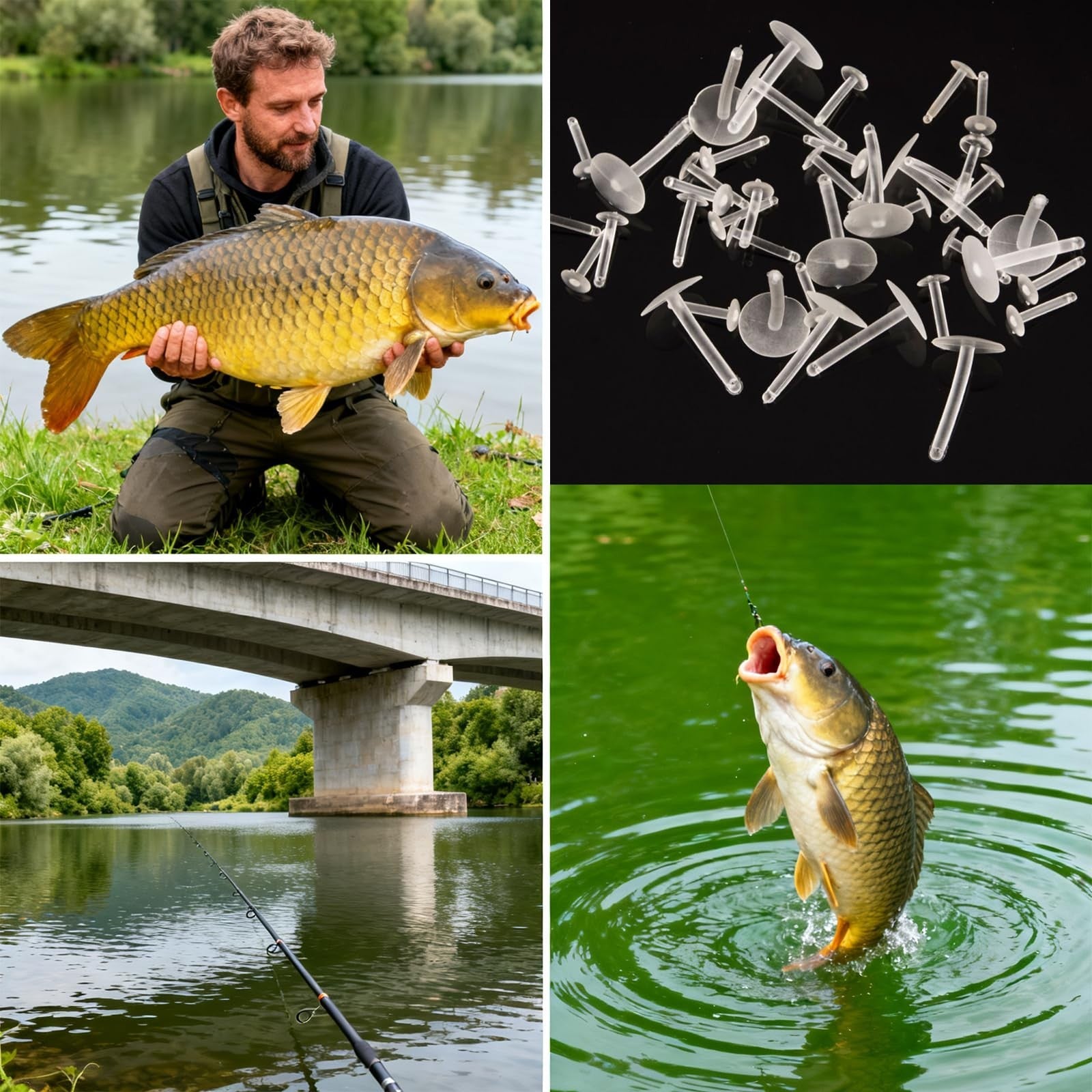 Buoyant Bait Stops Reusable Plastic Hook Enhancer
