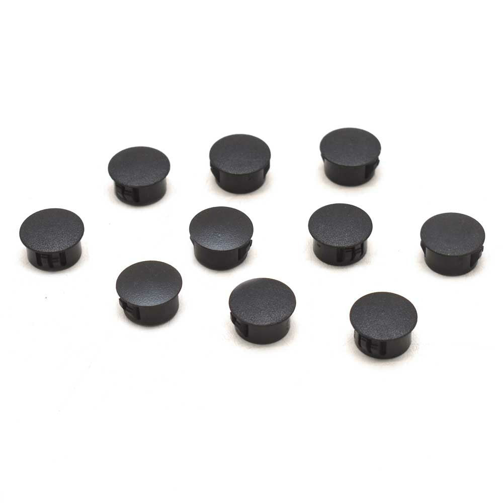 Dome Plugs Heyco 2663 Nylon Matte Black Set of 10 by Heyco