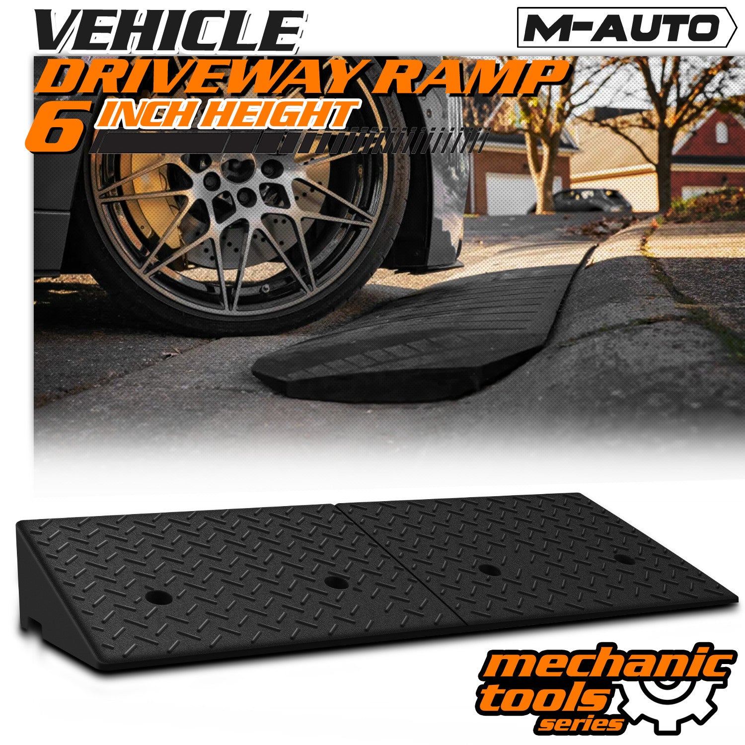 Vehicle Maintenance Car Ramp 6" Lift