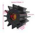 Raw Sea Water Pump Impeller For Jabsco 17936-0001-p Johnson 09-814b