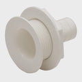 Thru Hull Fitting Lowe 3/4 Inch Barbed White Nylon by Lowe
