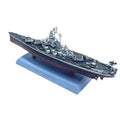 New 20.5cm Diecast 1/1000 Wwii Uss Massachusetts Bb-59 Battleship