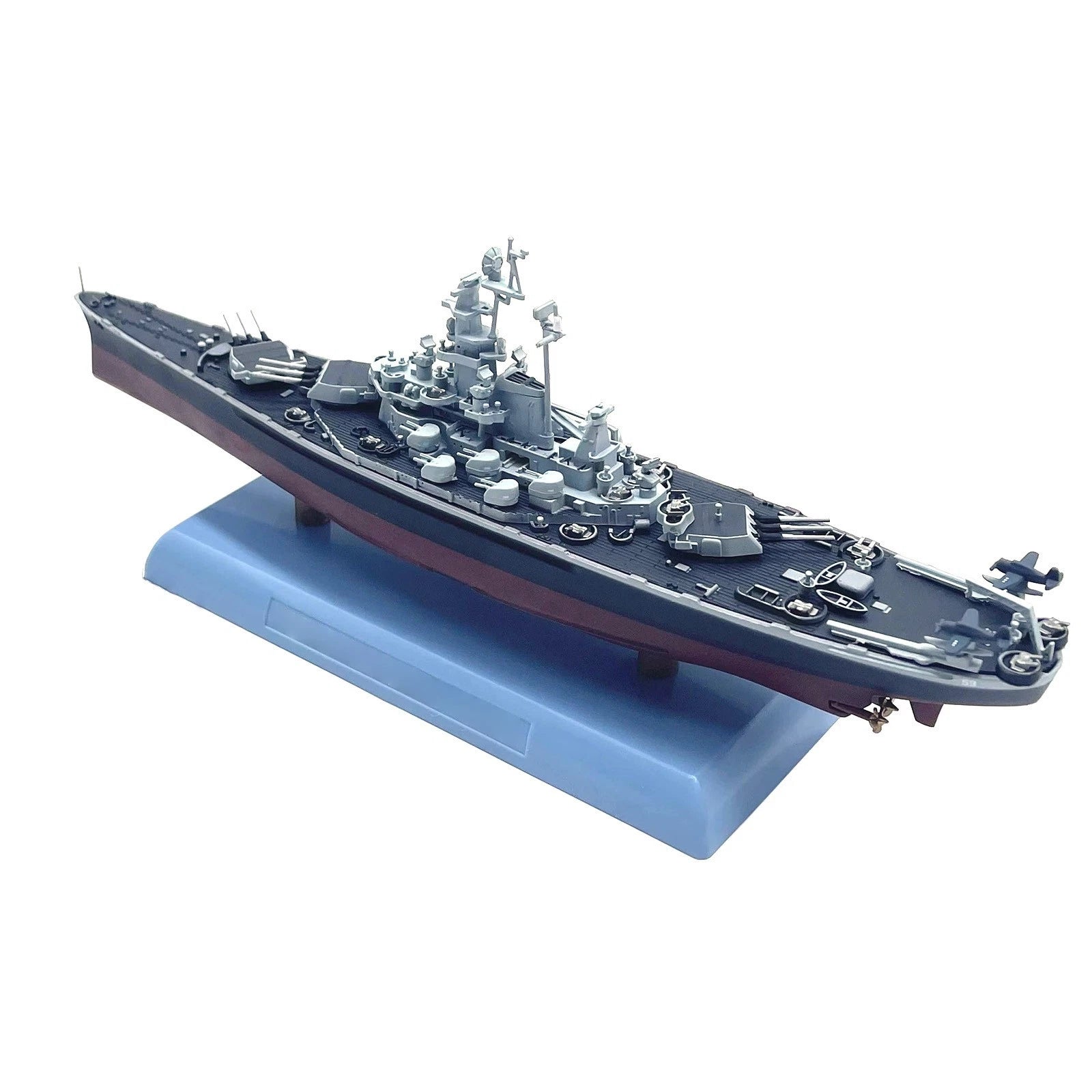 New 20.5cm Diecast 1/1000 Wwii Uss Massachusetts Bb-59 Battleship