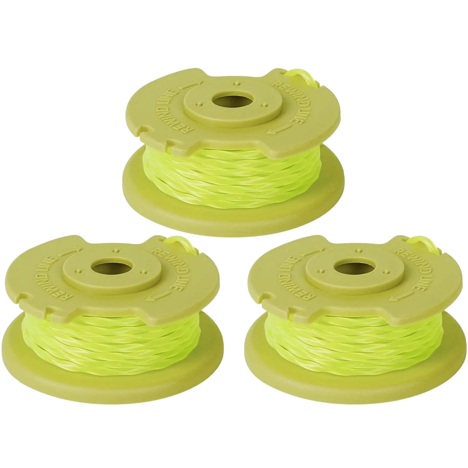 3* Spools With Line Compatible For Ryobi One+ 40V: Ry40021, Ry40022,