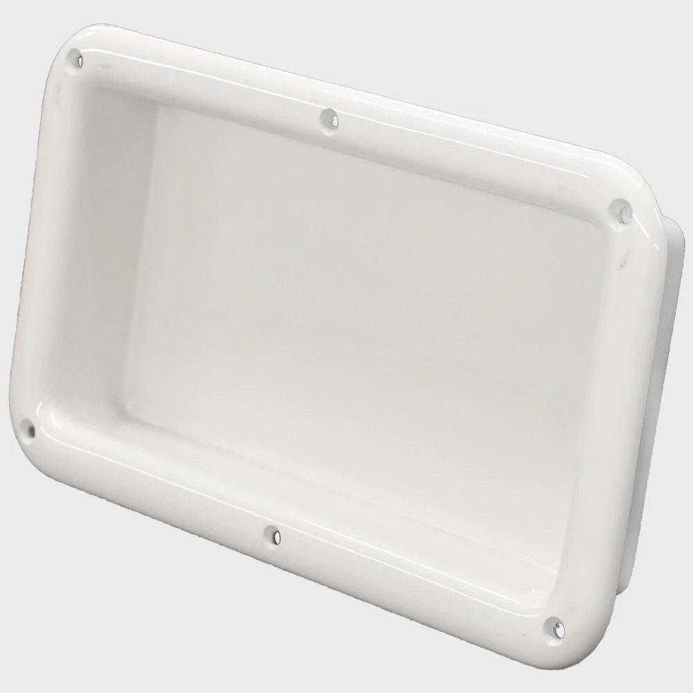 Chaparral Boat Storage Tub 33.00135 | 10 X 5 Inch Glossy White Plastic