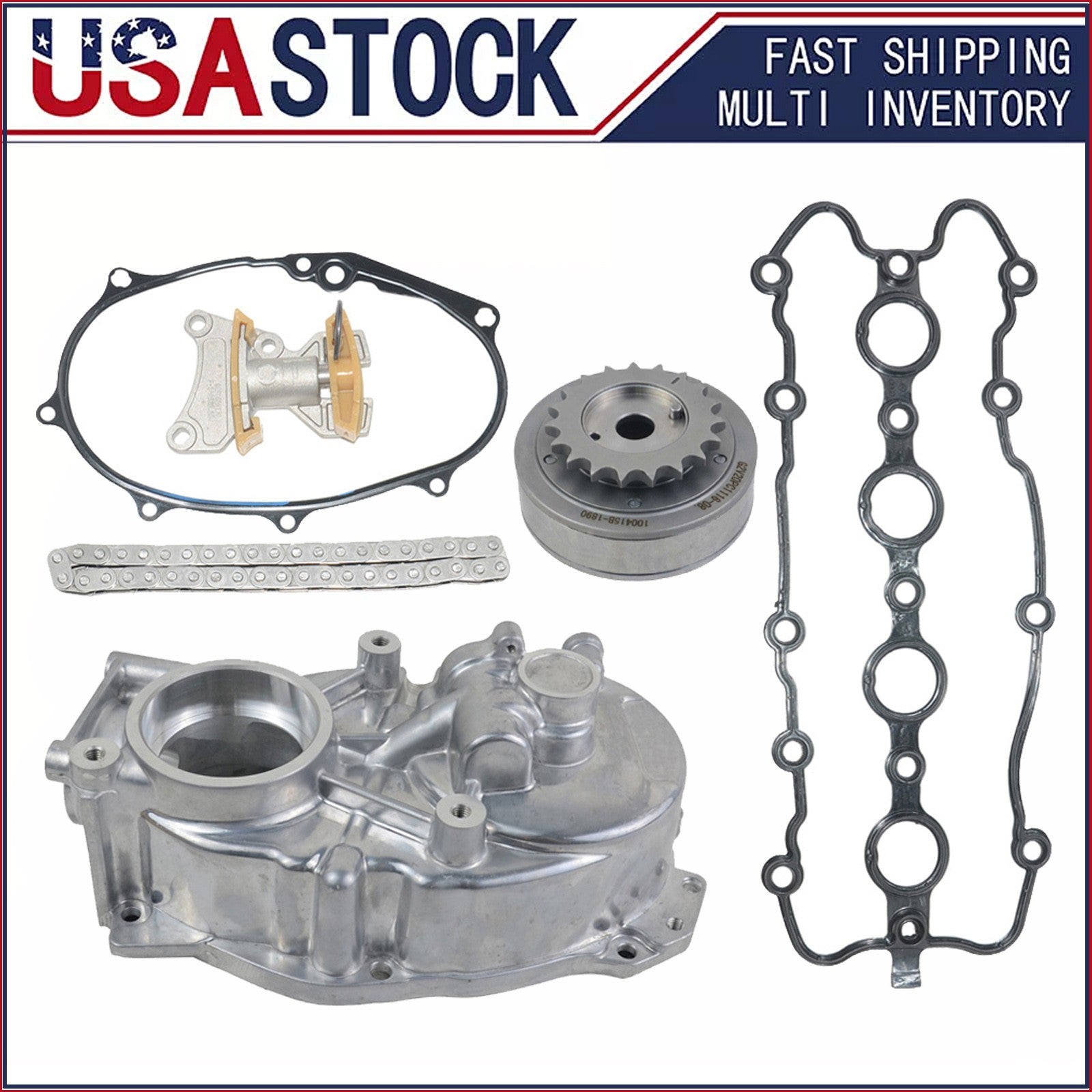 Timing Chain Cam Cover Kit Audi VW 2.0T by Audi