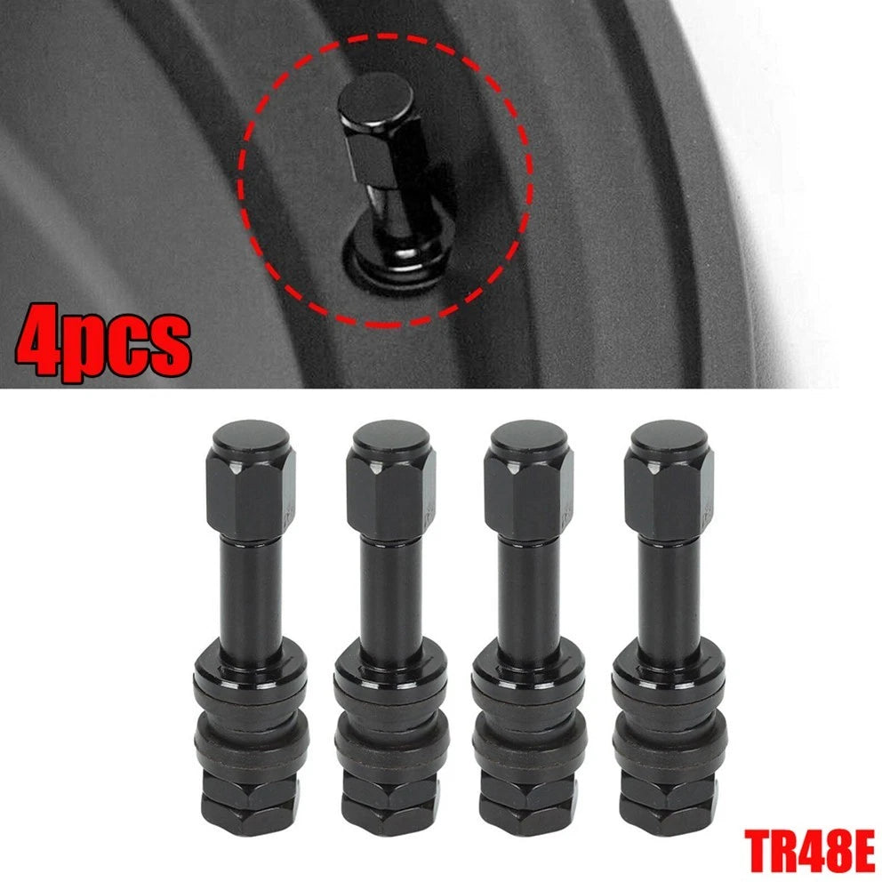 Car Tire Valve Tr48e Bolt-in Car Tubeless Wheel Tire Valve Stem Dust