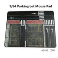 1/64 Rubber Parking Lot Mouse Pad Car Vehicle Scene Display Large